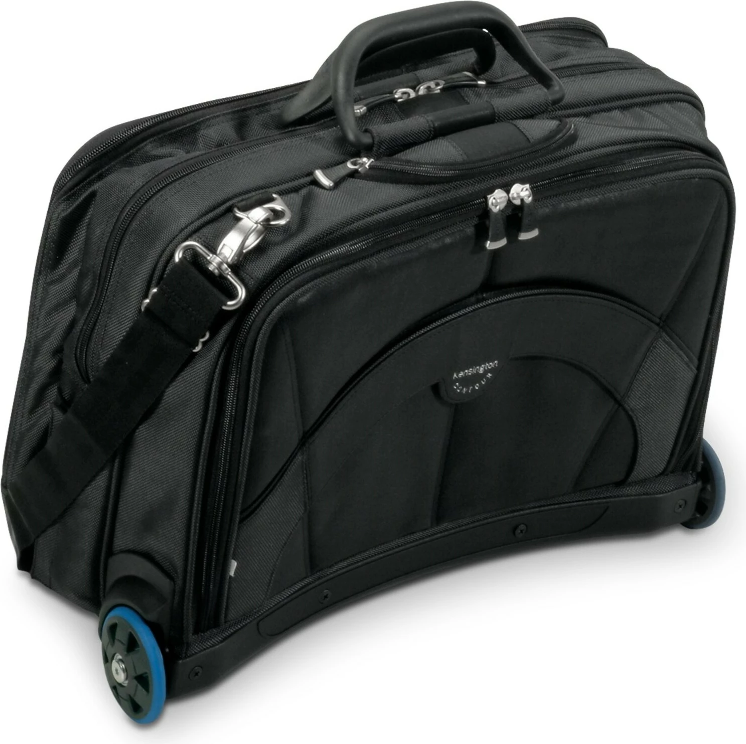 Çantë laptopi Kensington Contour 17 inç, me rrota, e zezë