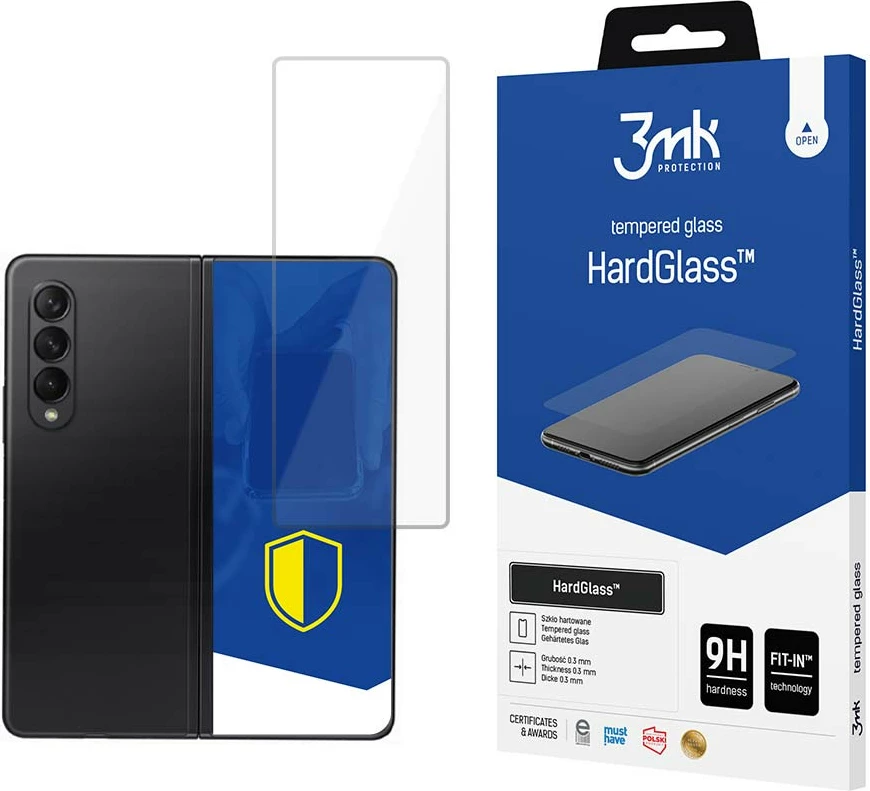 Mbështjellës xhami i temperuar 3mk HardGlass për Samsung Galaxy Z Fold 3, Transparent