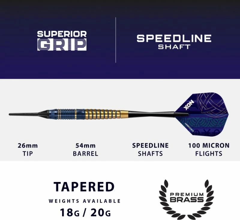 Shigjeta soft tip për dart Harrows, unisex [Pesha: 20 g]