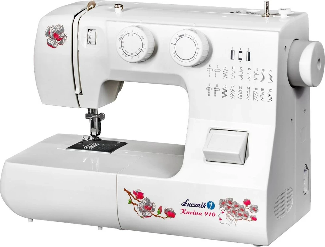 Makine qepëse Łucznik Karina 910, e bardhë