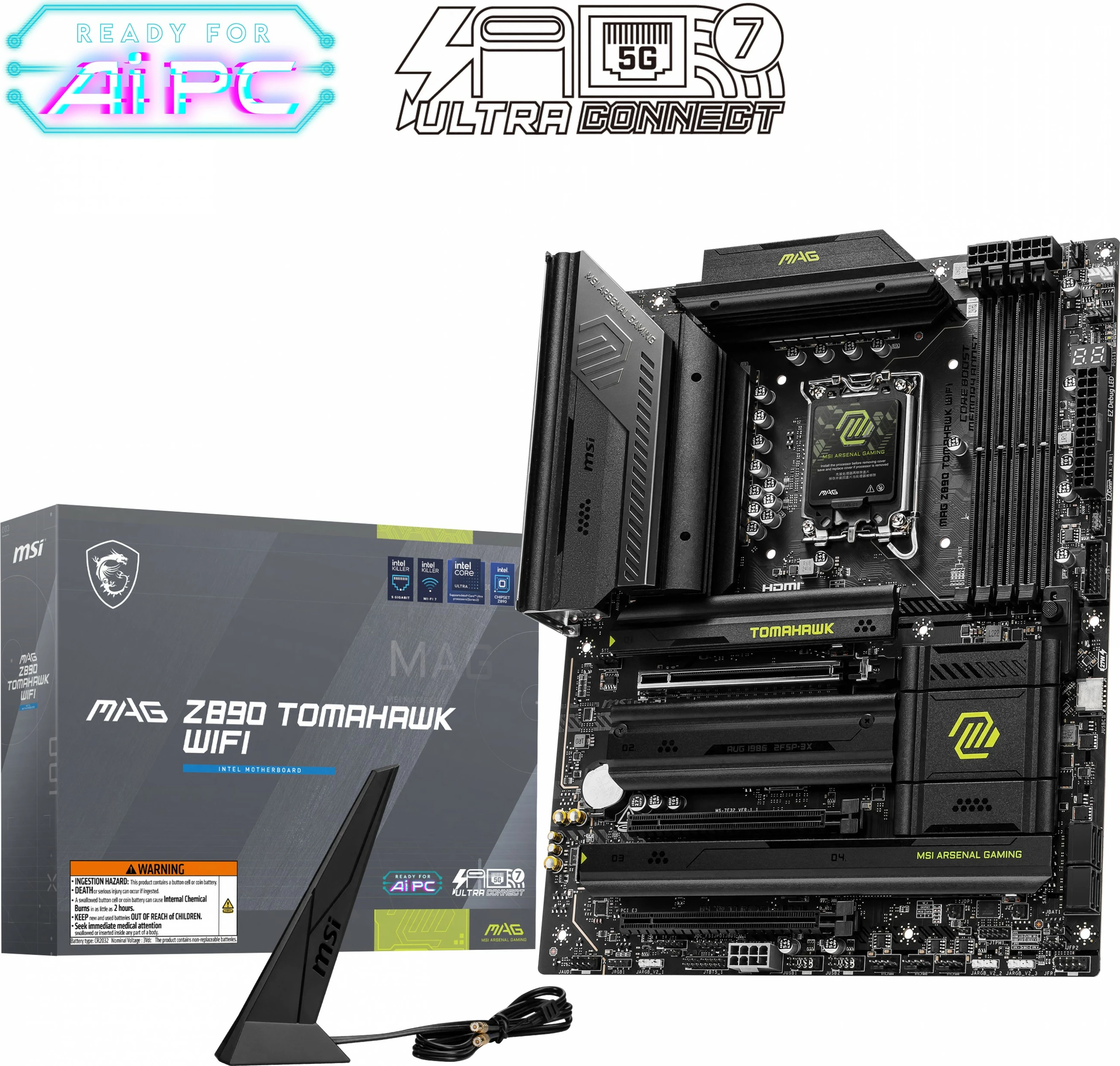 Pllakë amë MSI MAG Z890 Tomahawk WIFI, ATX, Intel Z890