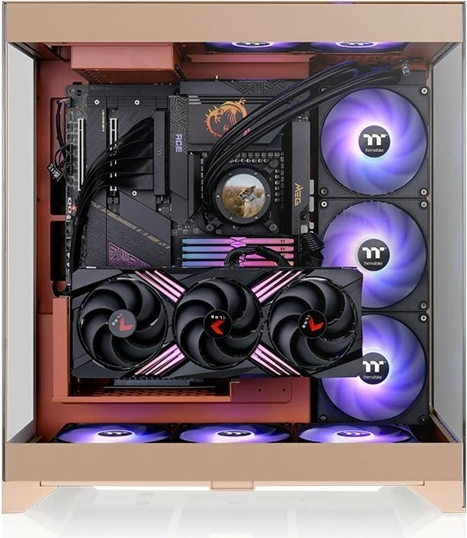 Kasë Thermaltake CTE E550 TG, Midi Tower, Gravel Sand