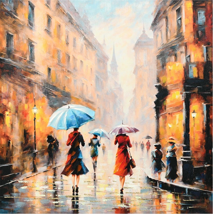 Pikturë kanavacë Nightdream II Inart 100x3x100cm