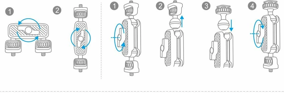 Krah magjik PGYTECH Ronin P-CG-009 për kamera/gimbal, alumini