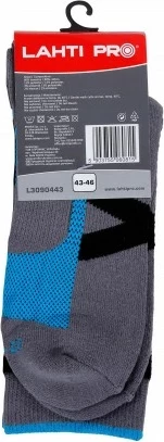 Çorape LAHTI PRO L3090439, trashësi mesatare, nr. 39-42, 1 palë, gri-kaltër