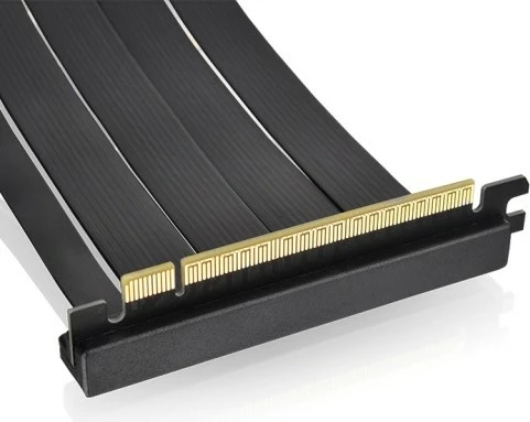 Kabllo riser PCI-E 4.0 Thermaltake 130mm, 90 shkallë, e zezë