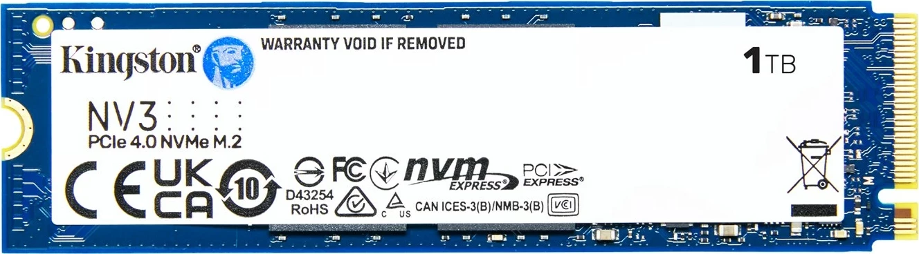 Disk SSD Kingston NV3 1000G M.2 2280, 1TB