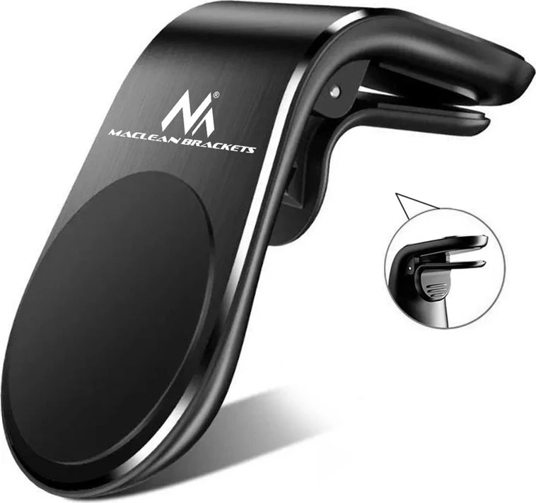 Mbajtëse magnetike e celularit për makinë Maclean MC-326, e zezë