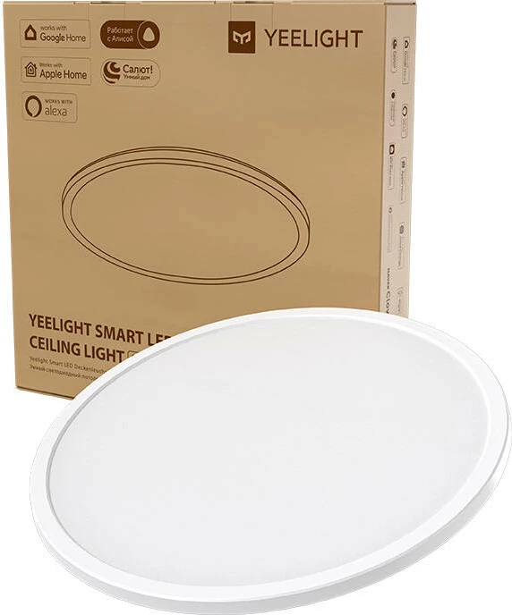 Llambë tavanore smart Yeelight C2201C300 YLXDD-0033, 21W, 1600 lm, 2700-6500K, Wi‑Fi/Bluetooth, IP54, Ø300 mm