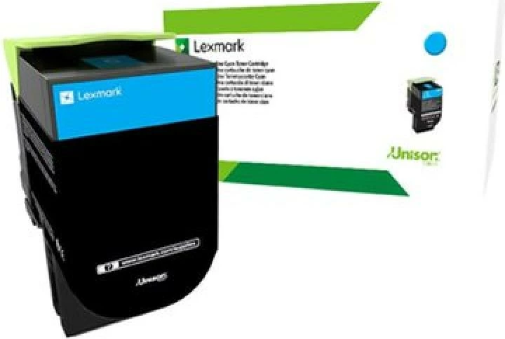 Toner Lexmark 702HCE 70C2HCE kapacitet i lartë Cyan