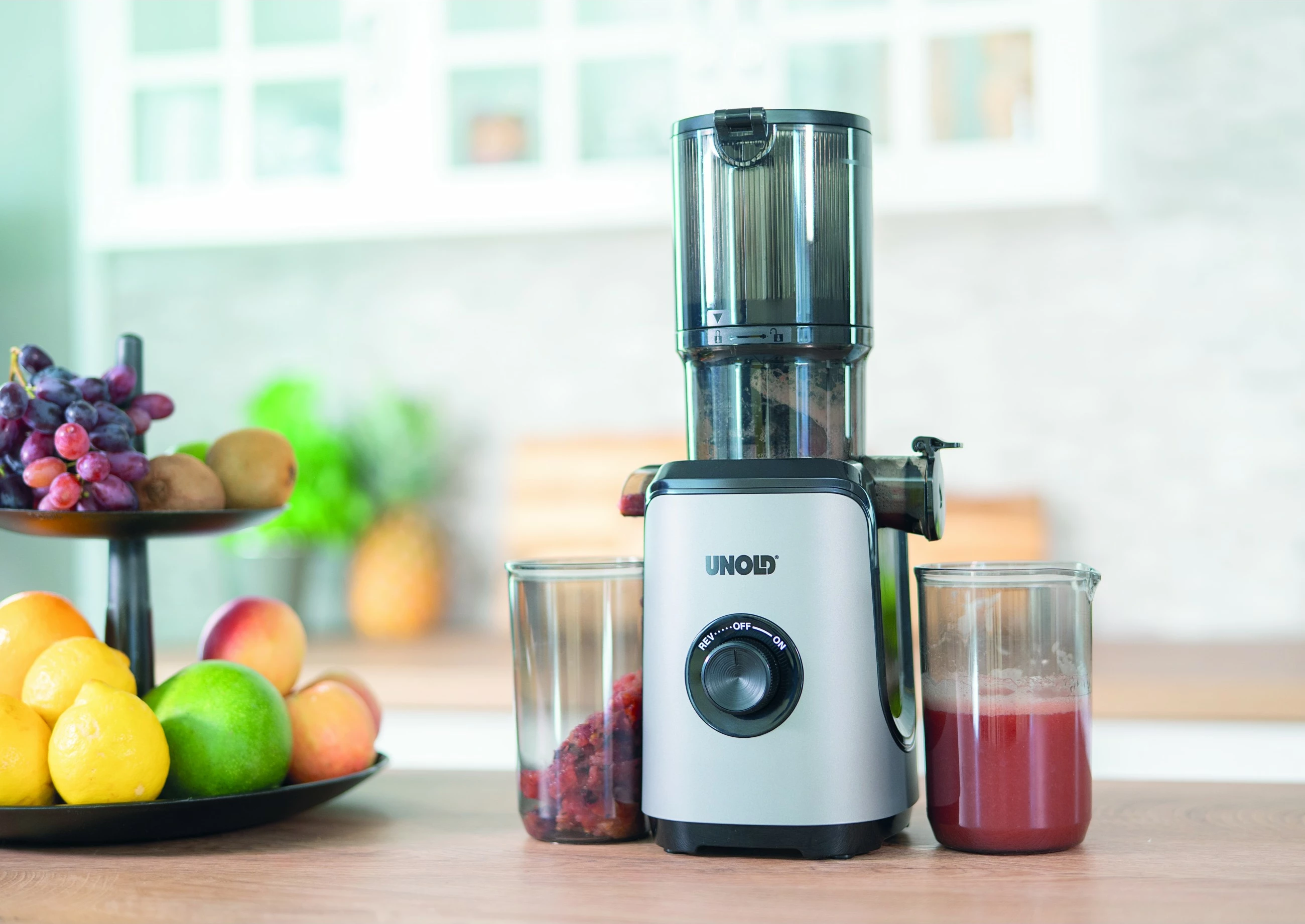 Slow juicer UNOLD 78275 Sam, 0.8L, 80 RPM, charcoal