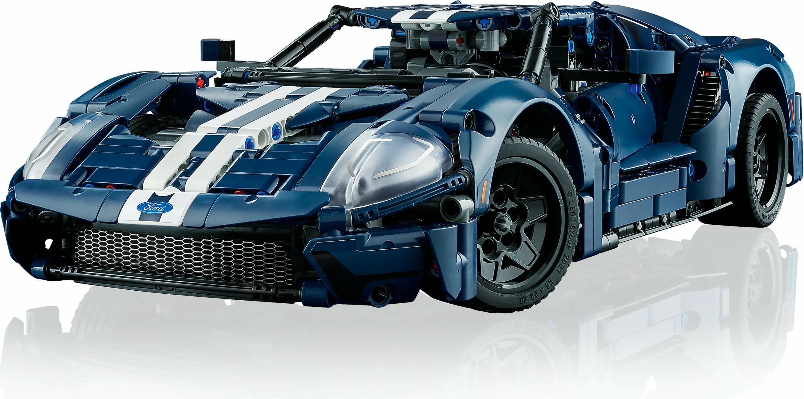 Set ndërtimi LEGO Technic 2022 Ford GT, 1468 pjesë, shumëngjyrësh