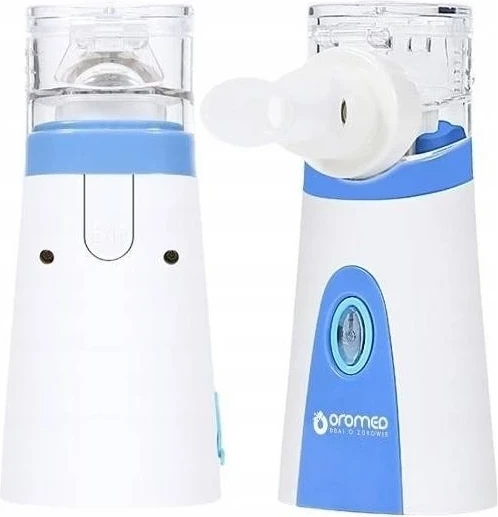Inhalator ultrasonik Oromed Oro-Mesh Pro, i bardhë