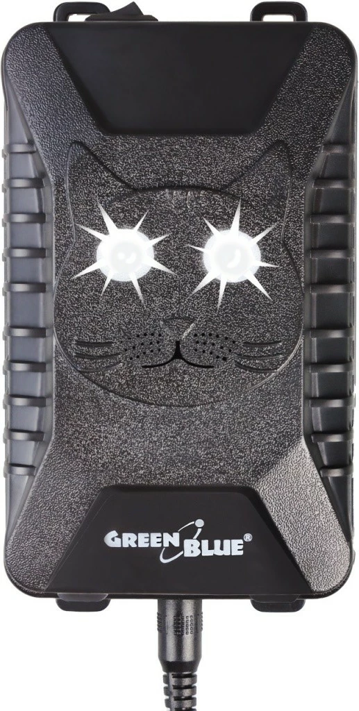 Pajisje larguese brejtësish GreenBlue GB725, me ultratinguj dhe LED, e zezë