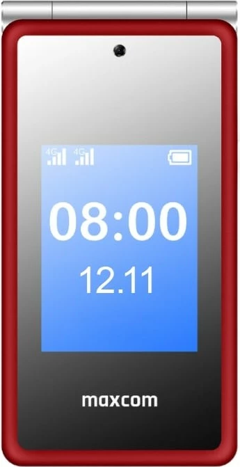 Celular Maxcom MM 835L, Dual SIM, 4G, 48 MB, i kuq
