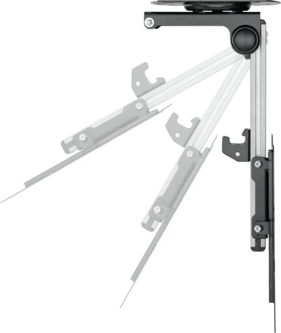 Mbajtës muri për monitor Schwaiger LWHD3720, çelik, VESA 75x75 deri 200x200, i zi