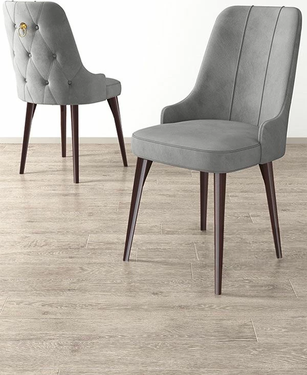 Set karrigesh (6 copë) Hanah Home, Newa, gri, kafe