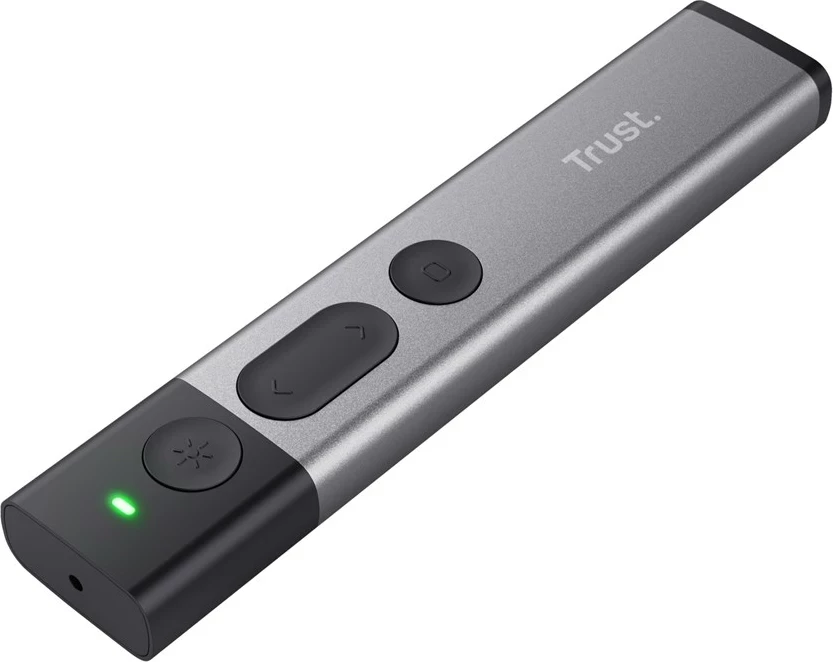 Prezantues wireless Trust Kazun RF, Alumini, i Zi