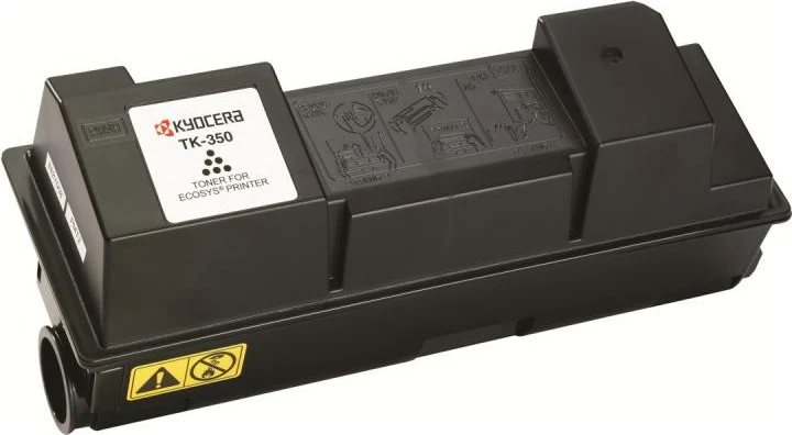 Toner Kyocera TK-350 B, origjinal, rendiment 9,750–23,700 faqe, i zi (1T02LX0NLC / 1T02LX0NLS)