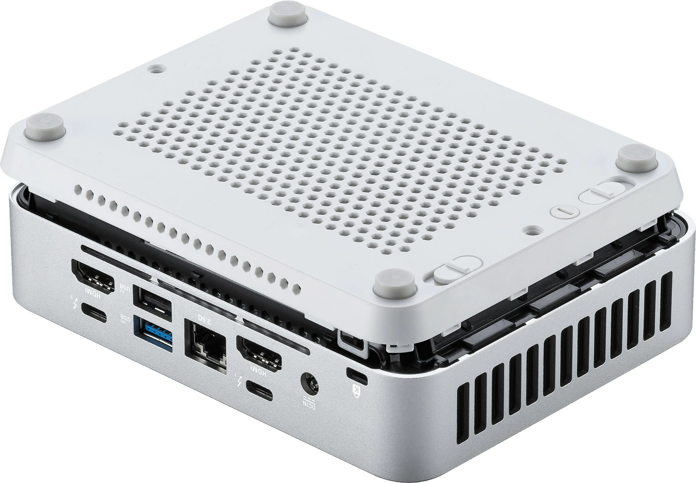 Kasë mini ASUS NUC 14 Pro+ RNUC14RVSU500000I, Intel Core Ultra 5, DDR5, Intel Arc, Wi-Fi 6E, argjendtë