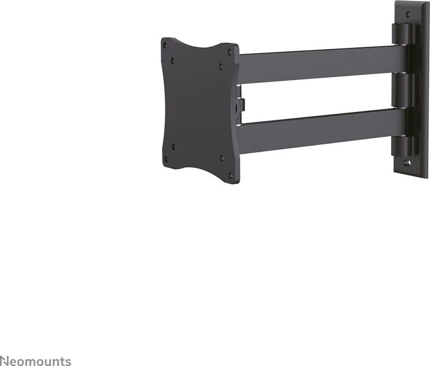 Mbajtëse muri Neomounts FPMA-W820BLACK për monitor/TV, full motion, 10-27 inç, alumini, e zezë