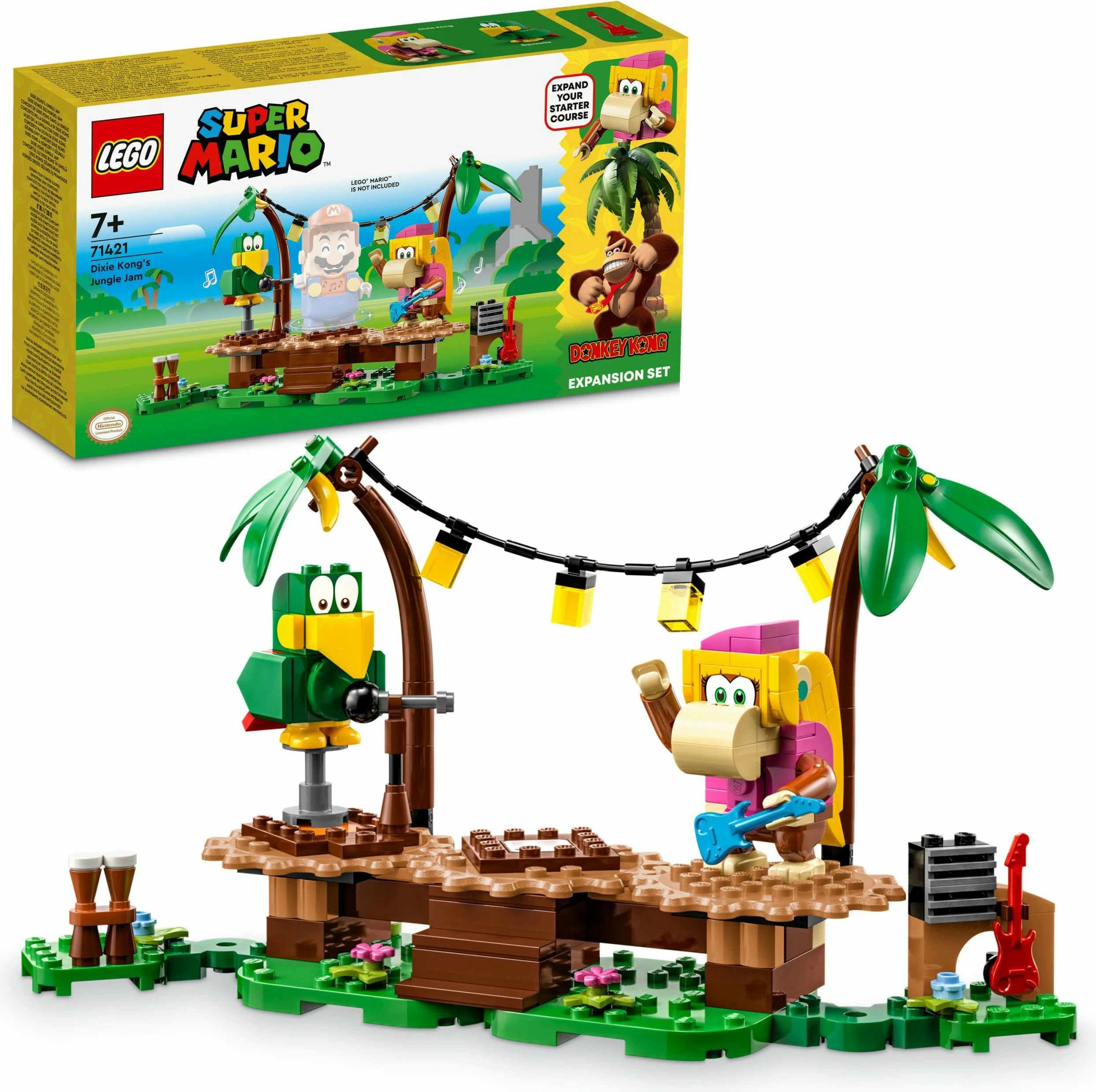 Set ndërtimi LEGO Dixie Kong's Jungle Jam, 174 pjesë, shumëngjyrëshe
