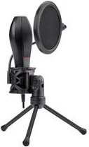 Mikrofon gaming Redragon Quasar GM200 USB, omnidireksional, kabllo 1.5 m, i zi