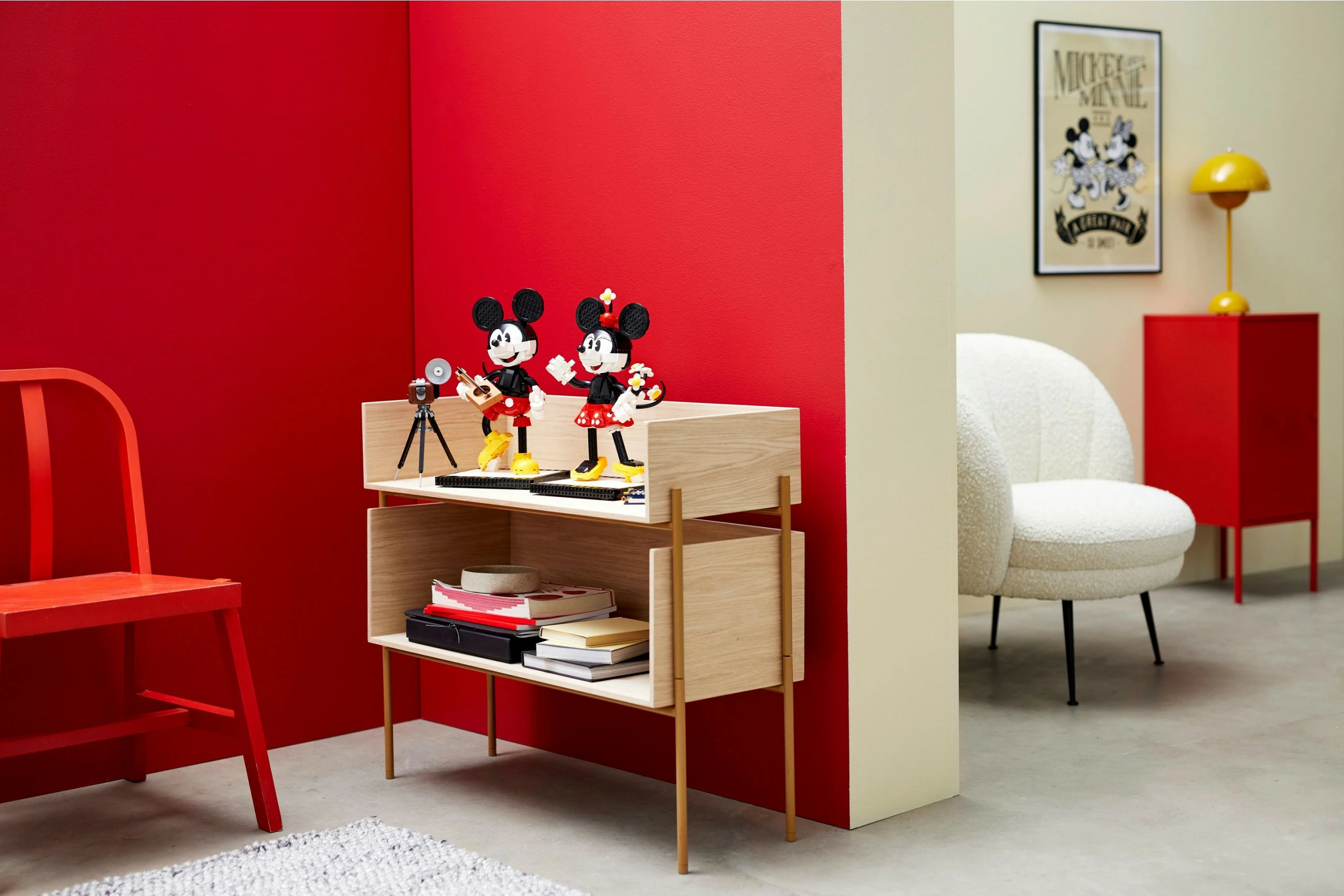 Set ndërtimi LEGO Classic Mickey Mouse & Minnie Mouse, 1739 pjesë, plastikë