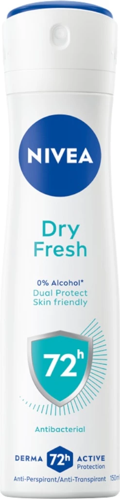 Spray antiperspirant për femra Nivea Dry Fresh 150ml