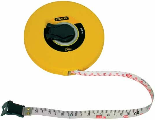 Metër shirit fiberglasi Stanley 34-297 30 m, 12.7 mm, kasë ABS, verdhë