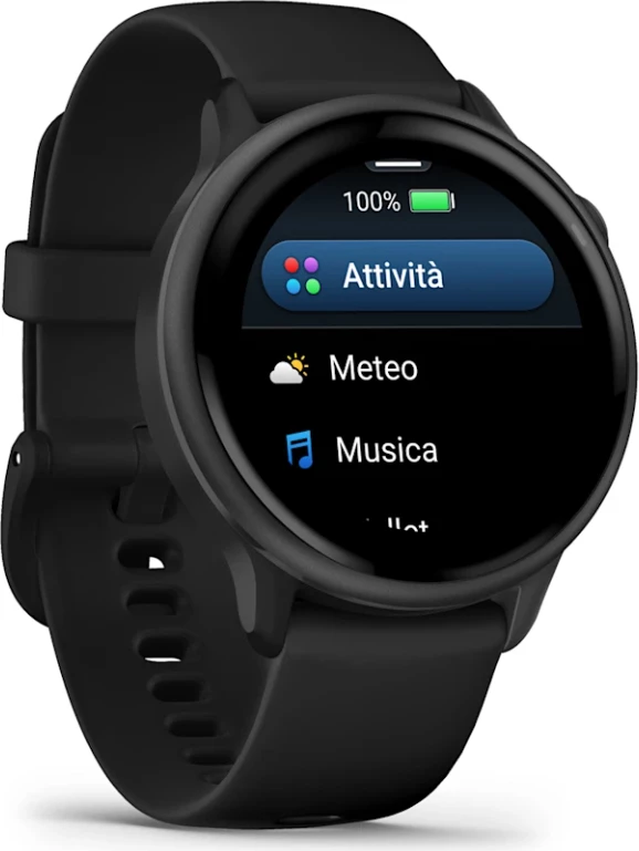 Smartwatch Garmin vívoactive 6 – Slate / Black Strap