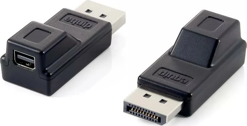 Adapter AV Equip Mini DisplayPort në DisplayPort 118916, i zi