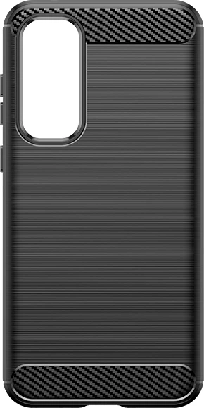 Mbështjellës Hurtel Carbon Case për Samsung Galaxy A35, i zi