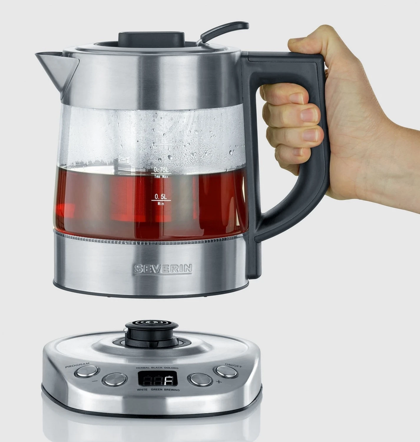 Ibrik elektrik Severin, argjendtë