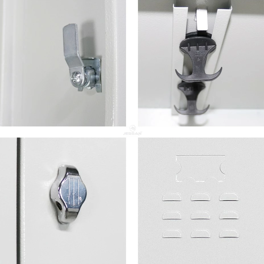 Dollap për ruajtje me dry, ngjyrë gri dhe e zezë, Skye Decor, Js1015Sı