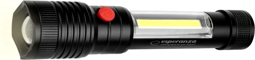 Dritë dore Esperanza EOT069, LED, Alumini, E zezë