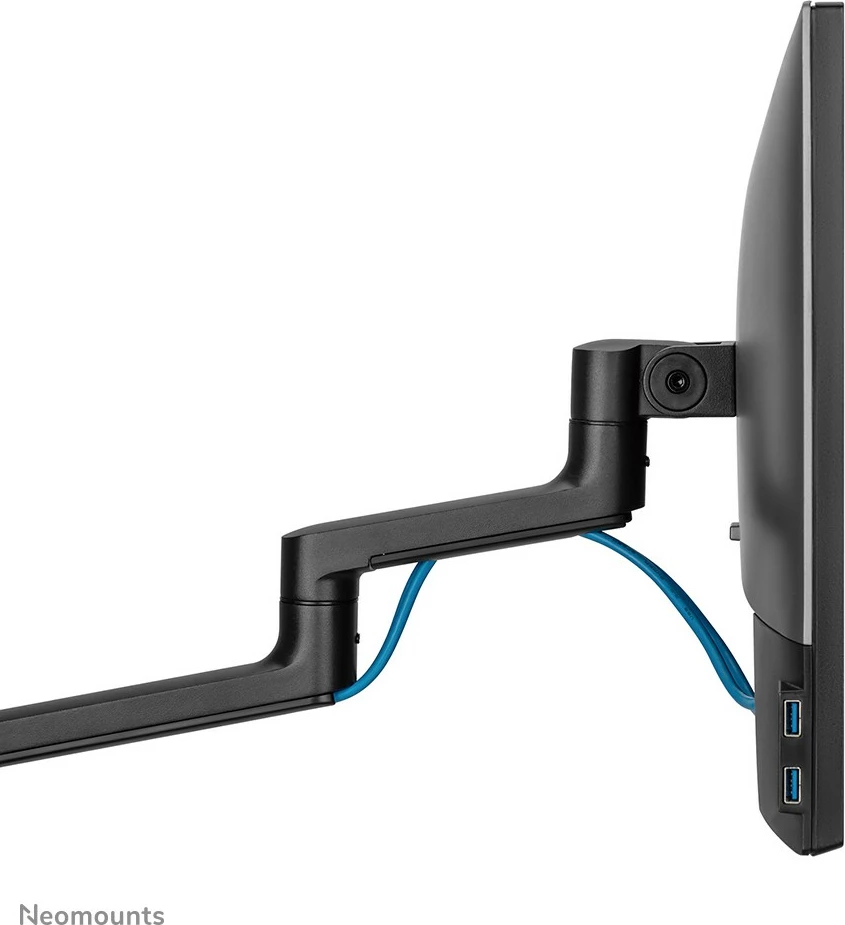 Krah tavoline Neomounts DS20-425BL2 për monitor dhe laptop, 27 inç, rregullim i lartësisë, i zi
