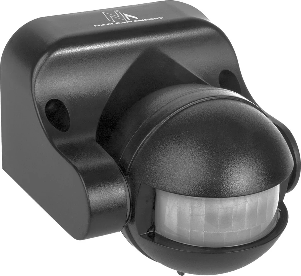 Sensor lëvizjeje Maclean MCE358, IP44, 12m, 800/1200W, Gri