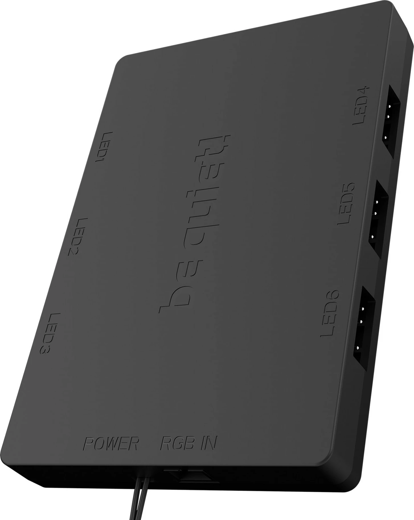 Ventilatorë kasë Be Quiet! LIGHT WINGS 140mm PWM ARGB triple-pack, zi