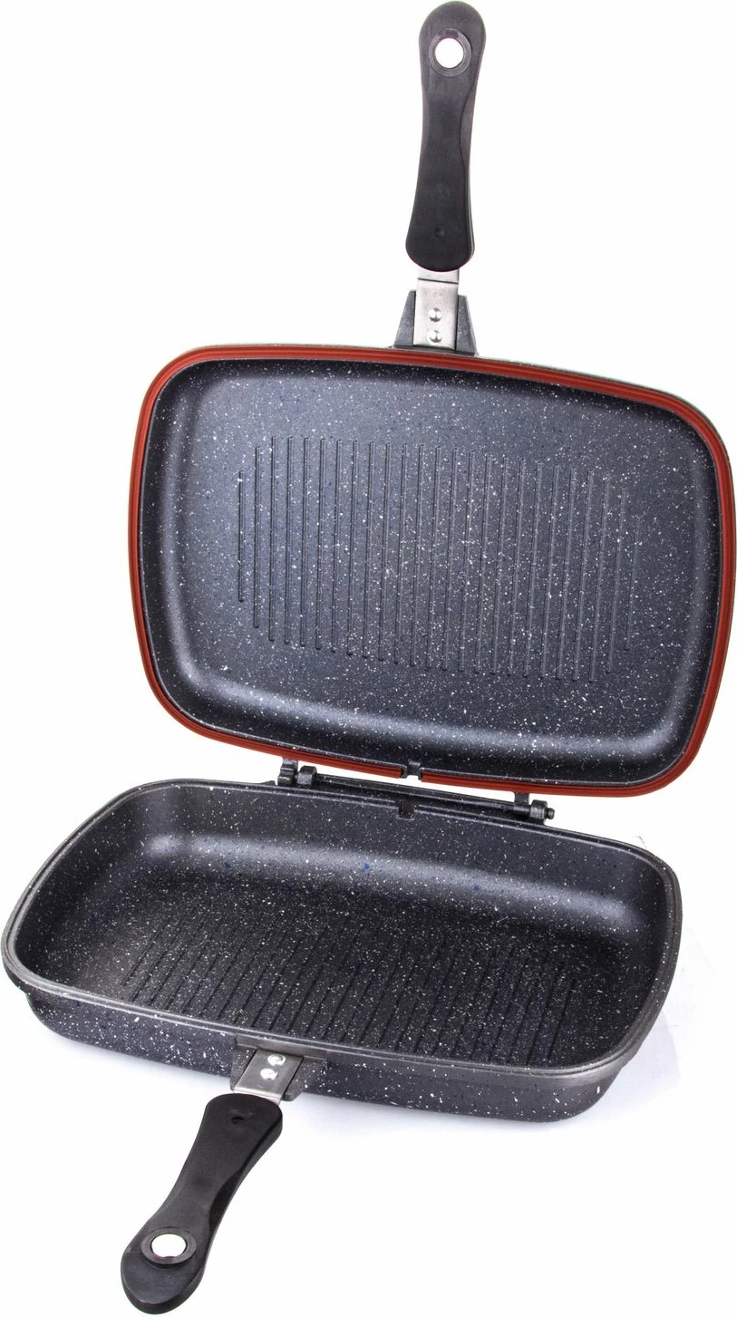 Tigan graniti dyansh, ngjyrë e zezë/gri/argjend/e kuqe, 36cm, Hermia Concept, 55OTC011062