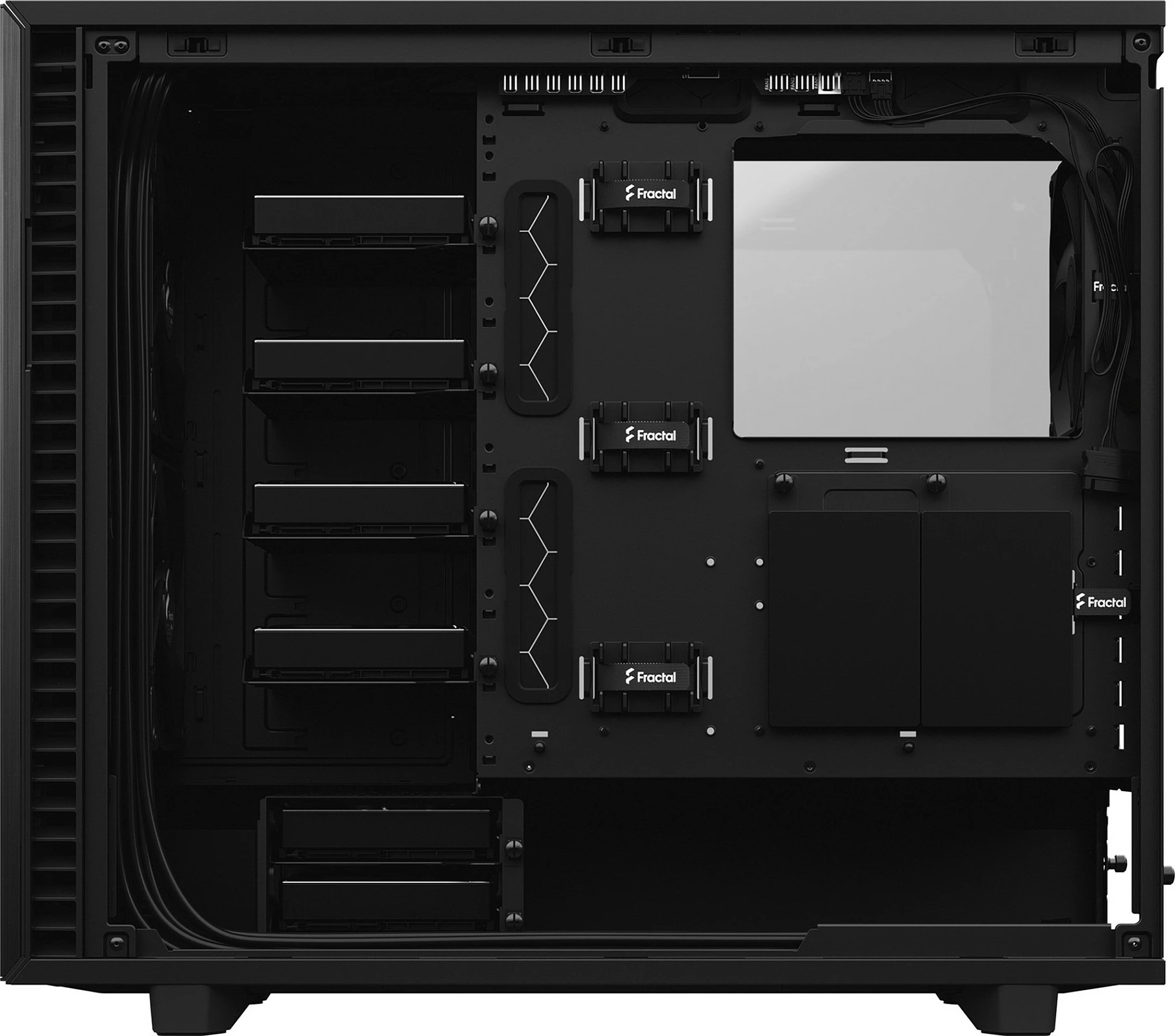 Kasë Fractal Design Define 7, Midi Tower, ATX, EATX, micro ATX, Micro-ITX, e zezë