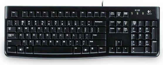 Tastierë Logitech K120 për Biznes, Wired, USB, QWERTZ, E zezë
