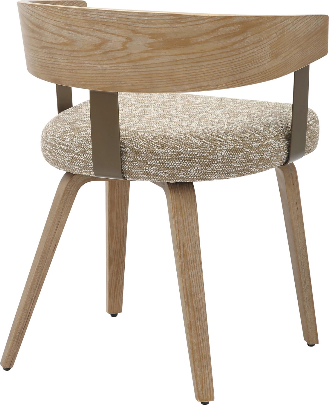 Karrige për ngrënie GALLEY FH9981.01, kornizë dhe këmbë prej druri, pëlhurë bezhë, 55,5x53,5x70H cm, set prej 2 copë