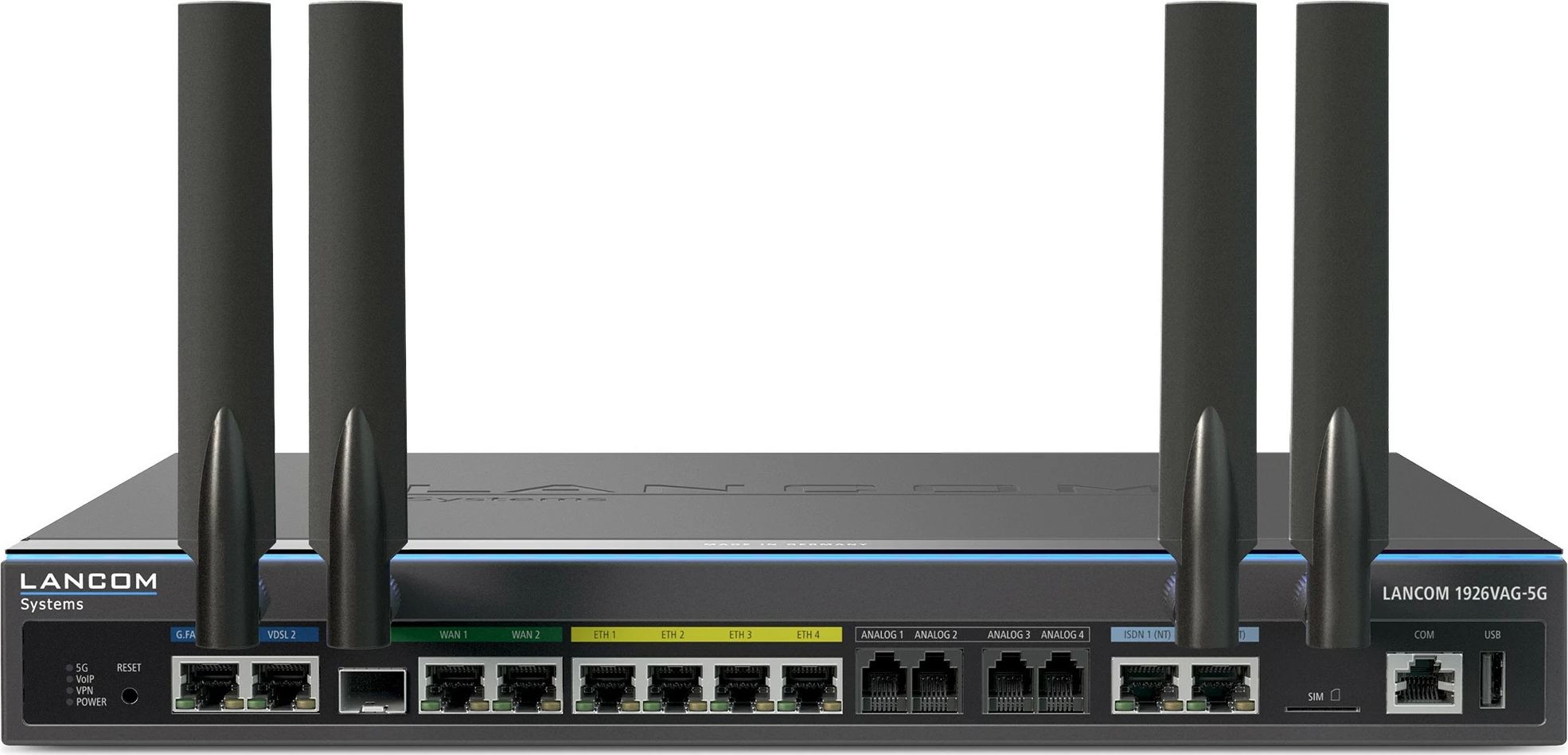 Router LANCOM 1926VAG-5G, 5G/LTE, 6 porta LAN, VPN, metal, i zi