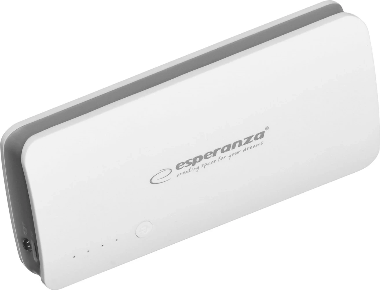 Power Bank Esperanza EMP106WE Radium, 8000 mAh, e bardhë