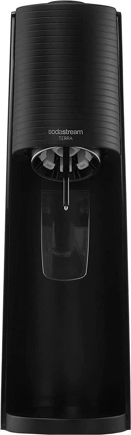 Saturator Sodastream Terra, 1L, CO2 bombolë, 2x shurup Pepsi 400ml, e zezë