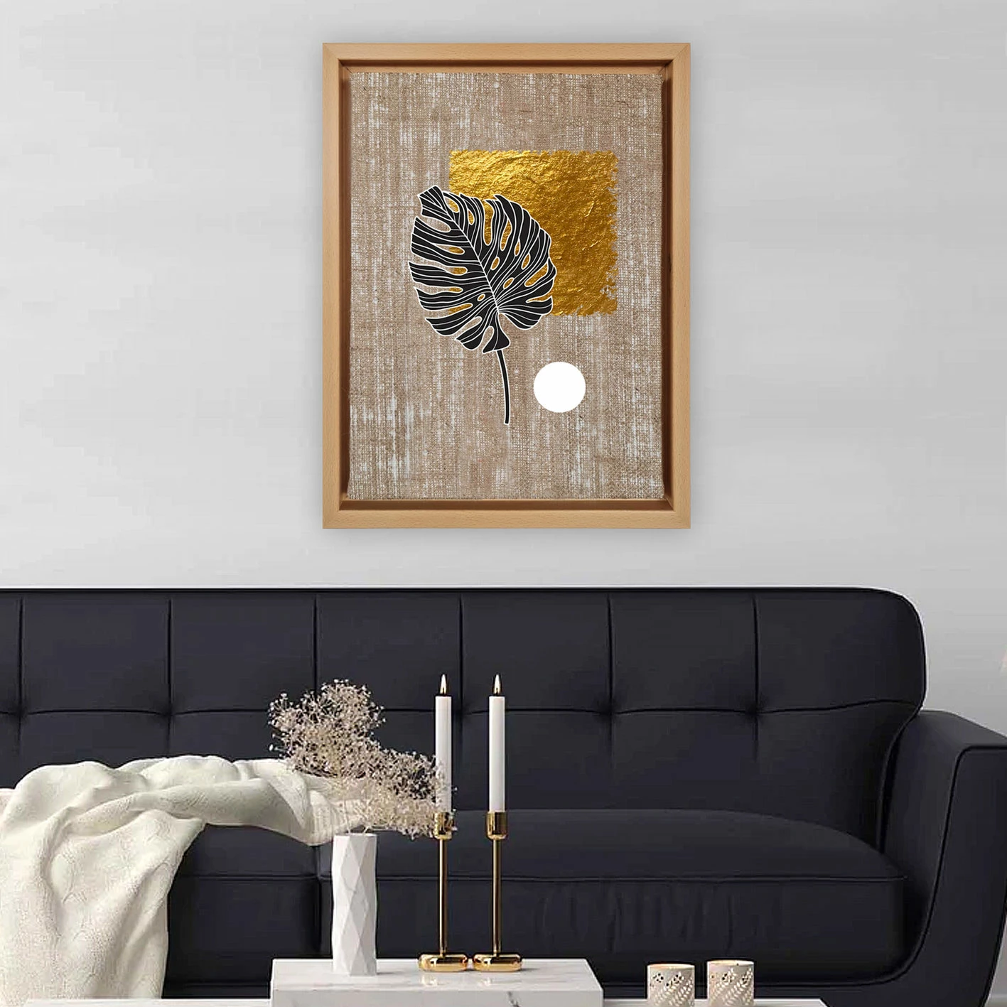 Pikturë dekorative në kanavacë, shumëngjyrëshe, Wallity, LNJ81983465491 - 6696, 66x96cm