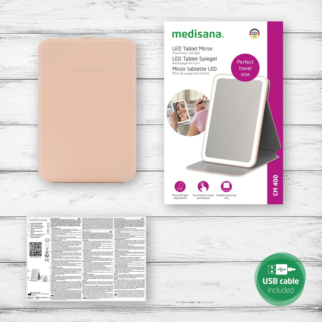 Pasqyrë tavoline Medisana CM 400 LED