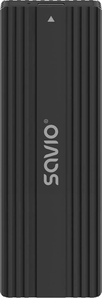 Kasë SSD SAVIO AK-84, M.2, USB Type-C, e zezë