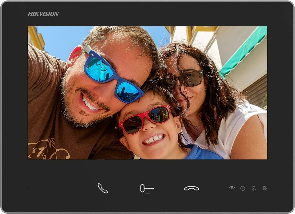 Monitor interkom Hikvision DS-KH7300EY-WTE2(B), 7", Wi-Fi, i zi